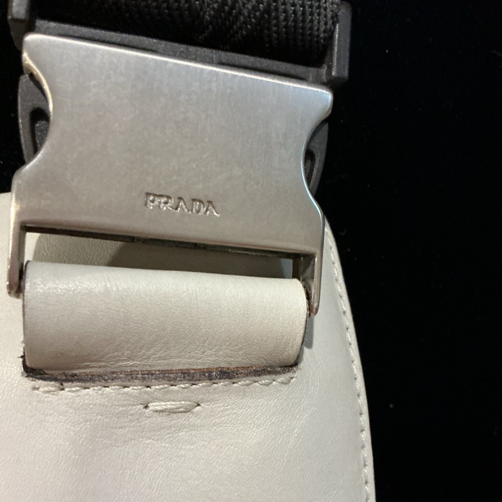 Authentic Rare Prada Shoulder Bag with Top Hook & Loop Closure - Picture 7 of 16